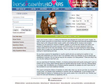 Tablet Screenshot of horseandcountrylovers.com